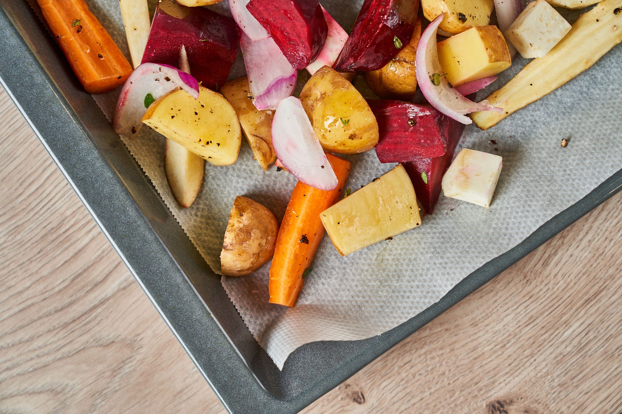 Ofengemüse Bowl mit Blumenkohl-Couscous – bunt, gesund und richtig lecker