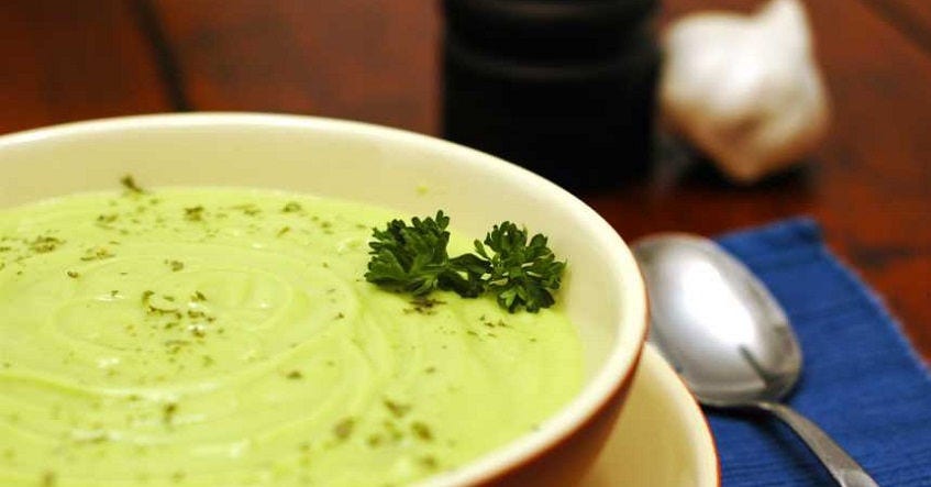 Velouté d'avocat crémeux et savoureux