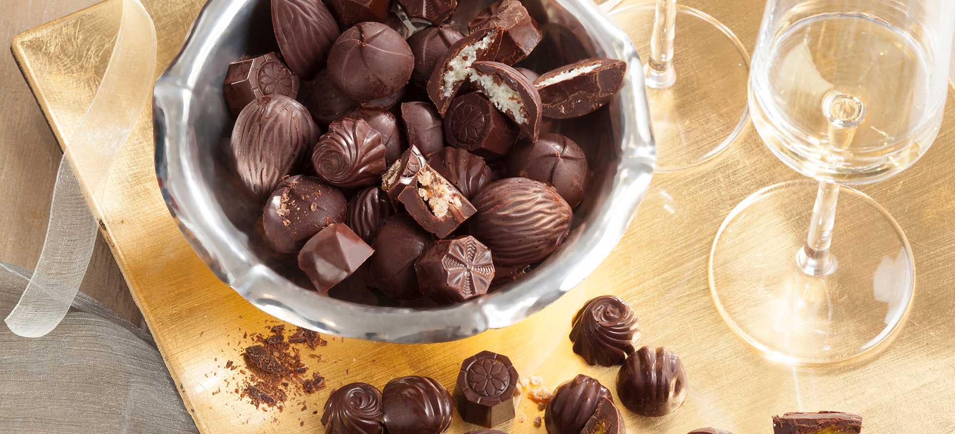 Chocolats fourrés maison: recette facile