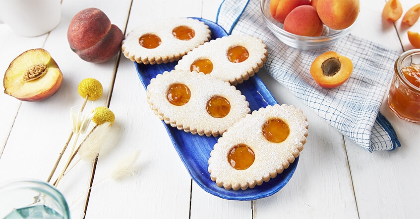 Lunettes de Romans pêches et abricots : recette facile 