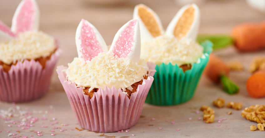 Hasenmuffins: Das einfache Osterrezept für süße Muffins