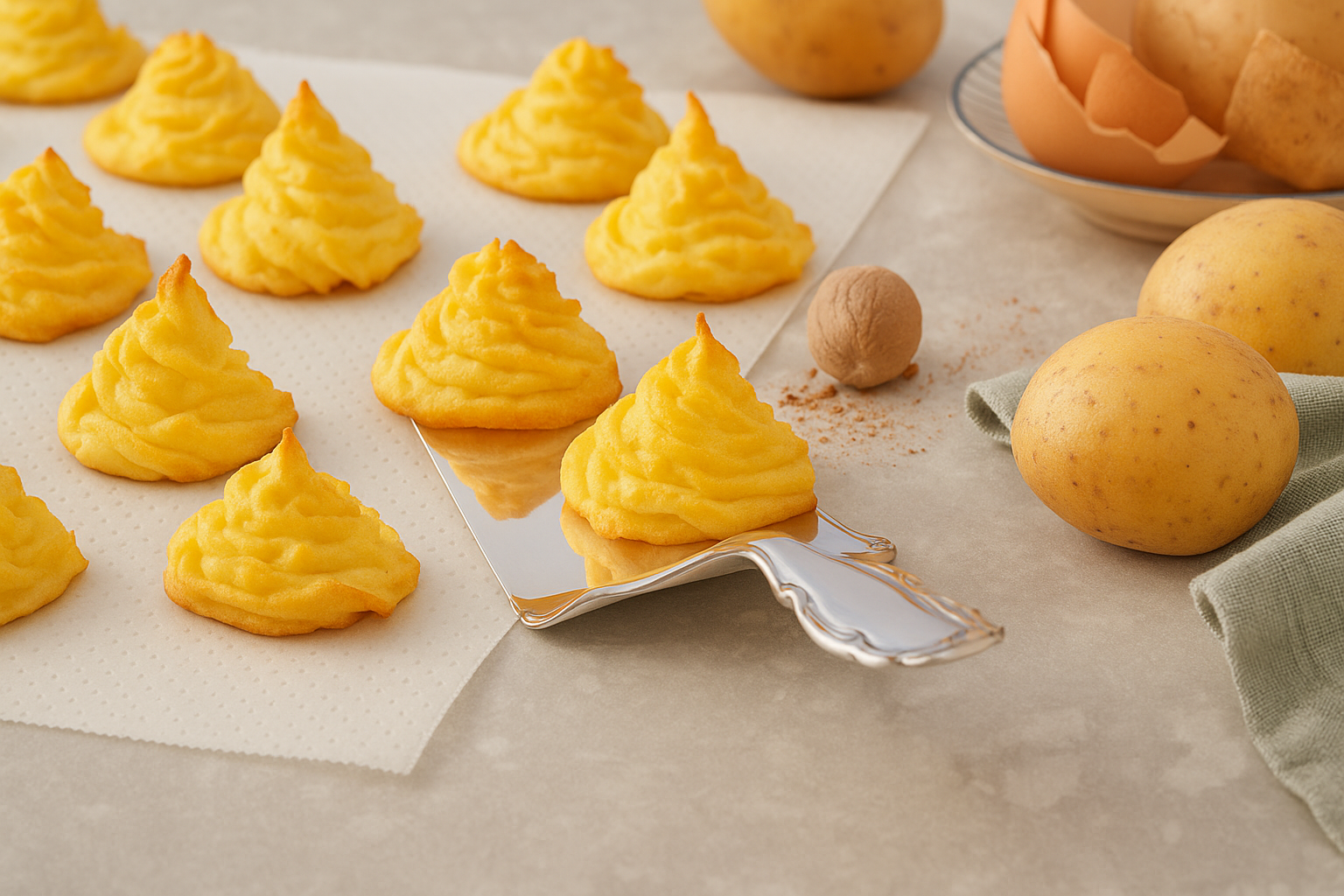 Herzoginkartoffeln Rezept: So gelingen die Kartoffelkrönchen perfekt!