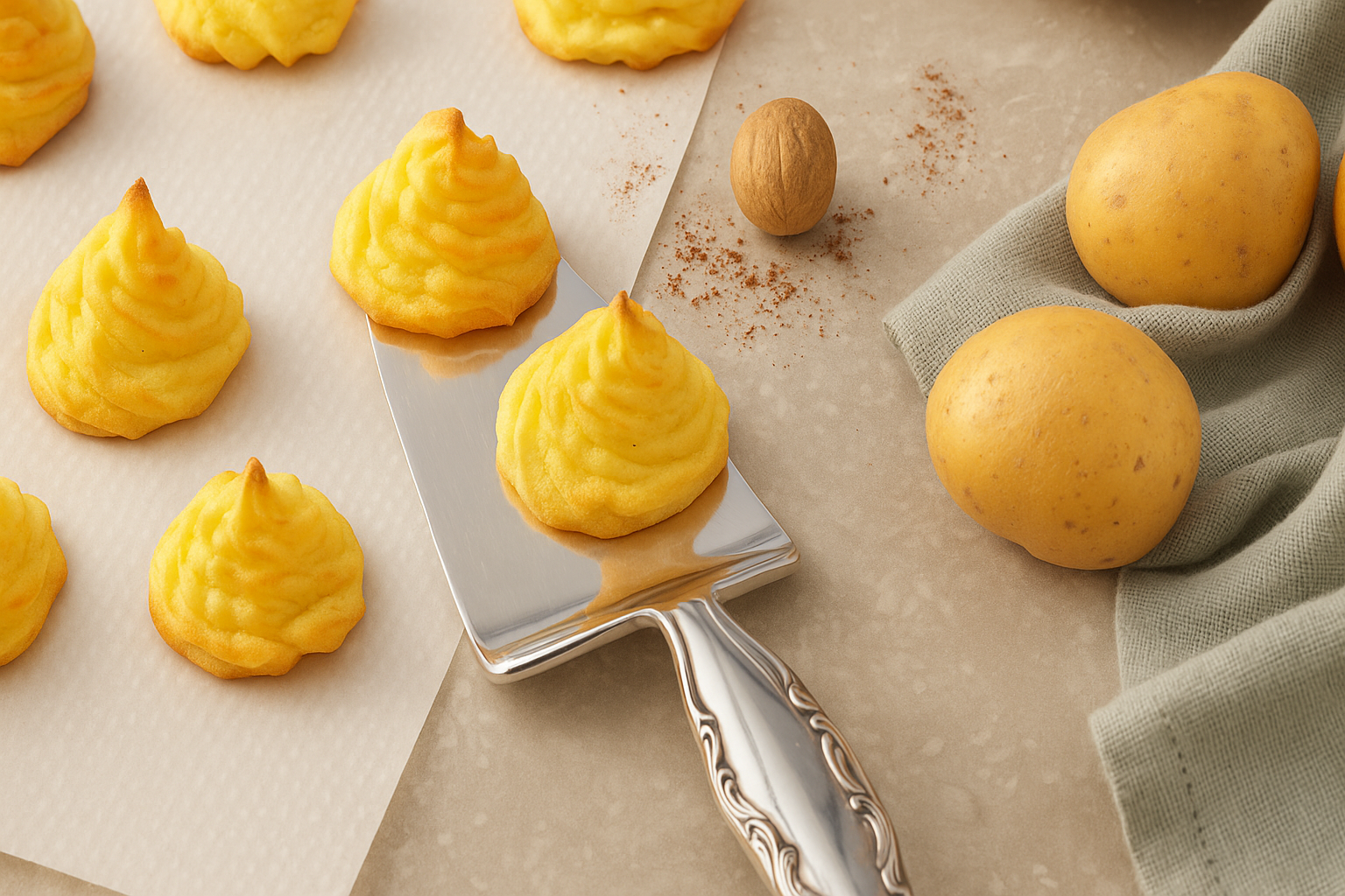 Herzoginkartoffeln Rezept: So gelingen die Kartoffelkrönchen perfekt!