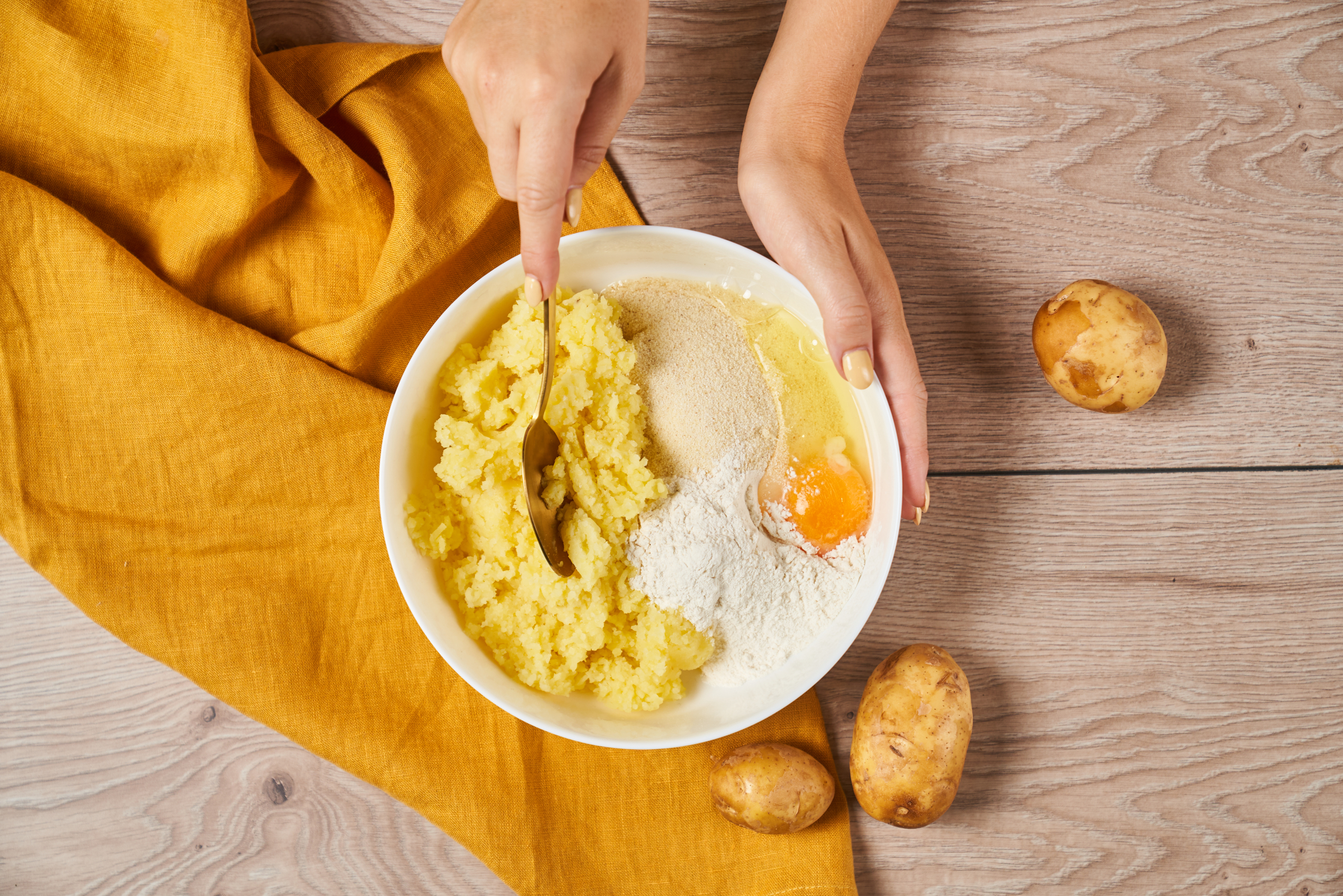 Italienischer Klassiker: Gnocchi aus übrig gebliebenen Kartoffeln