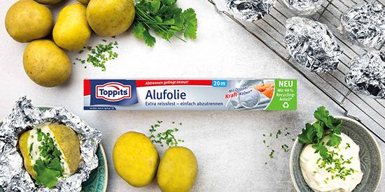 Toppits® Recycling Alufolie