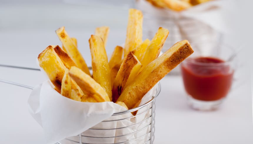 Délicieuses frites croquantes