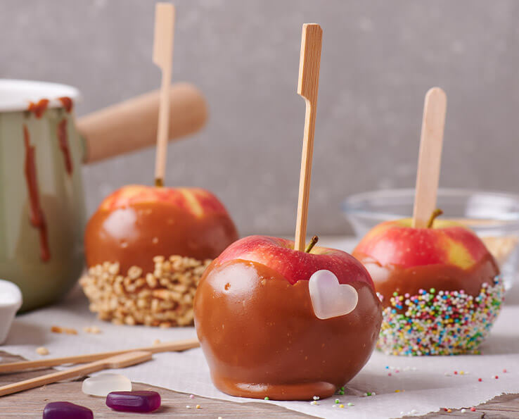 Recette pommes d'amour au caramel - Marie Claire