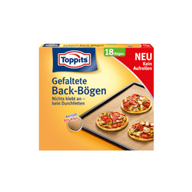 Gefaltete Backbögen von Toppits®